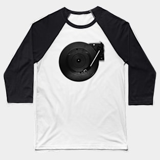 Turntable Disco Baseball T-Shirt